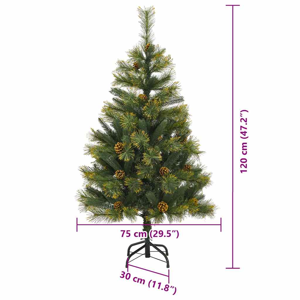 Umjetno Drvo za Božić s Šišarkama Zelena 120 cm