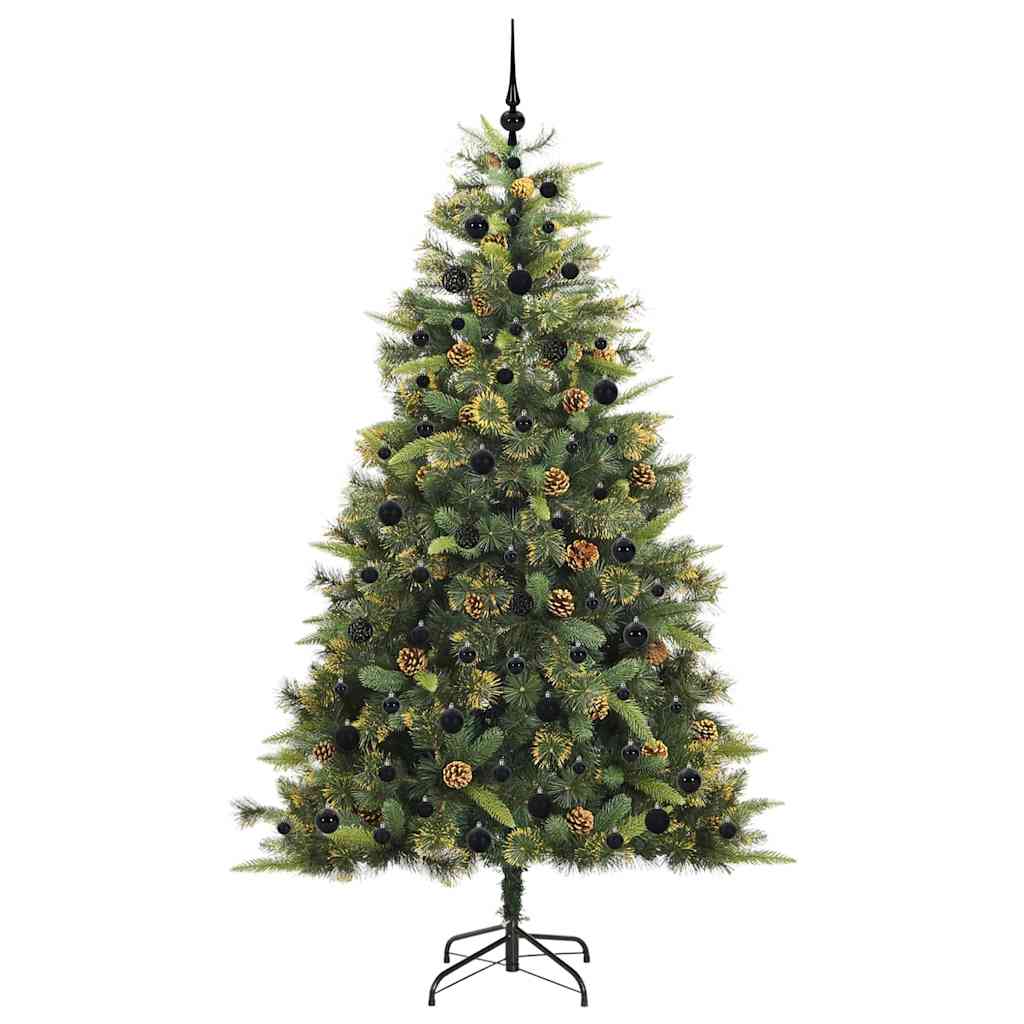 Umjetno Drvo za Božić s Šišarkama Zelena 210 cm