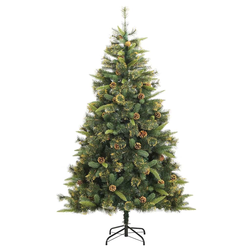 Umjetno Drvo za Božić s Šišarkama Zelena 210 cm