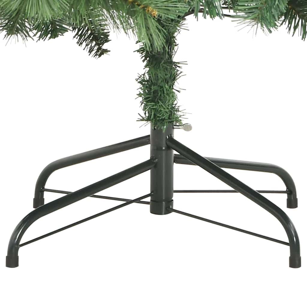Umjetno božićno drvce S LED lampica Zelena 240 cm PVC i metal