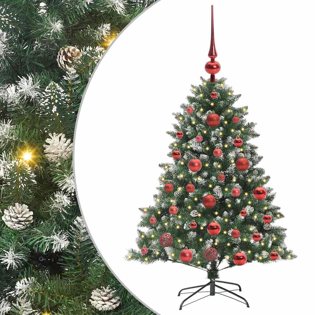 Umjetno božićno drvce Zelena 120 cm PVC, Plastika i Čelik