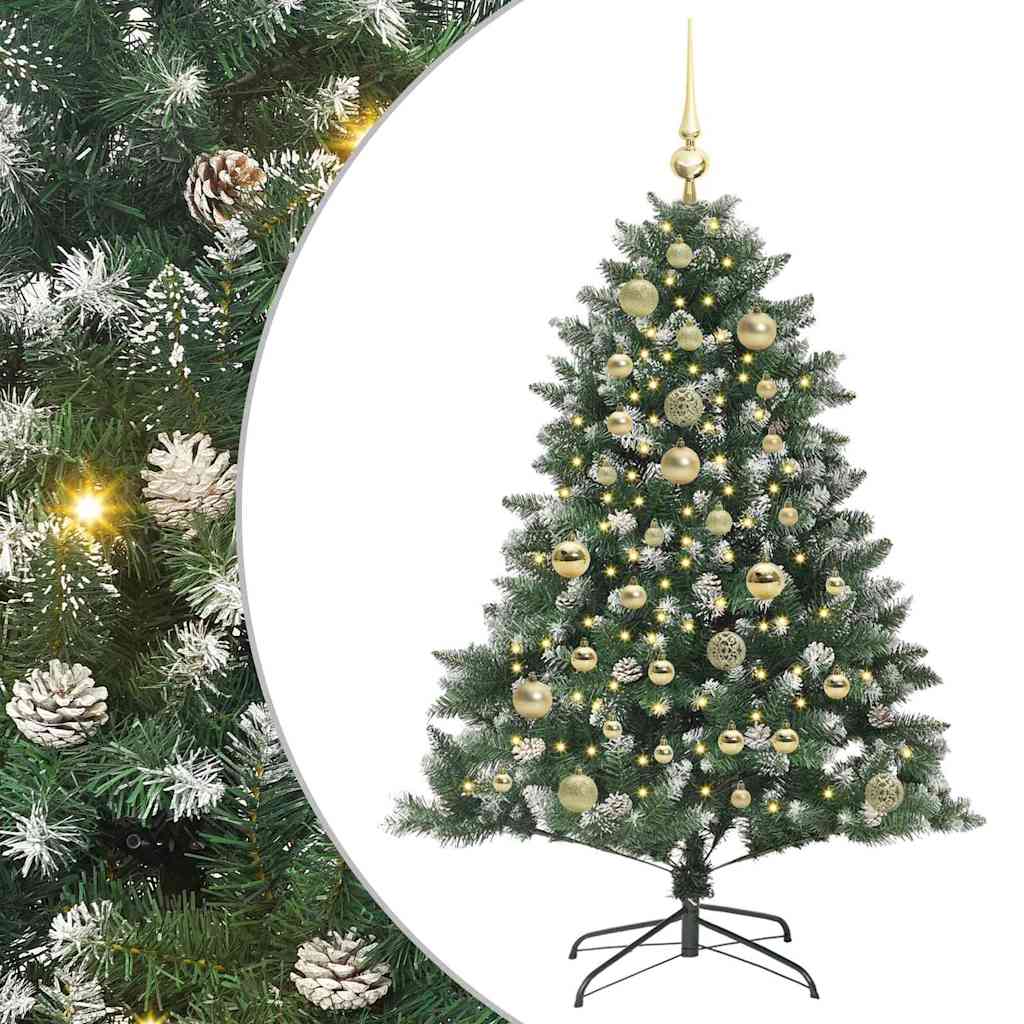 Umjetno božićno drvce Zelena 120 cm PVC, Plastika i Čelik