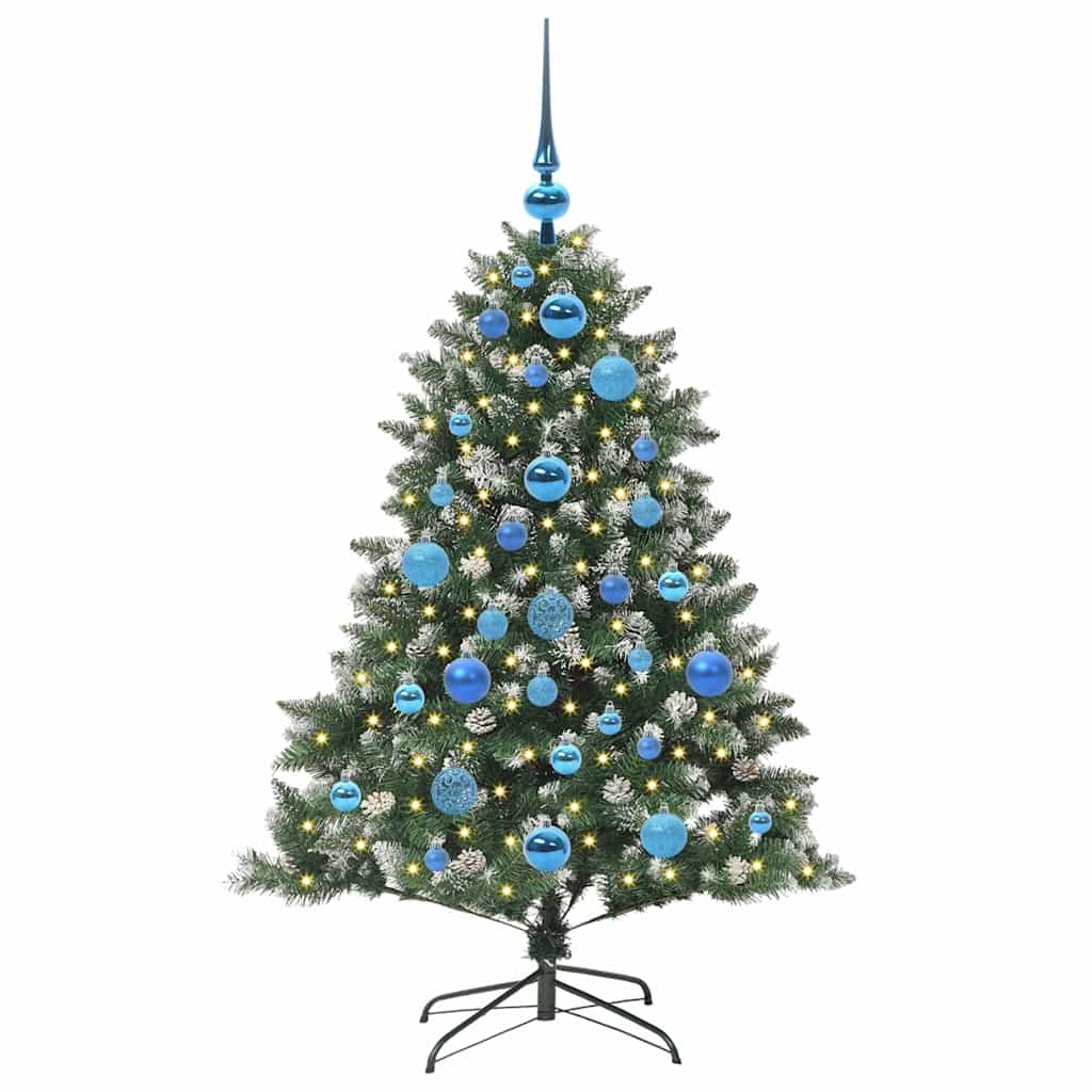 Umjetno božićno drvce Zelena 120 cm PVC, Plastika i Čelik
