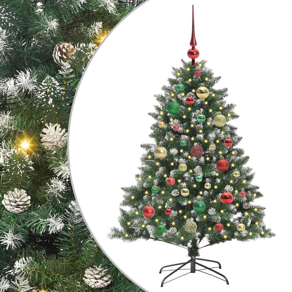 Umjetno božićno drvce Zelena 120 cm PVC, Plastika i Čelik