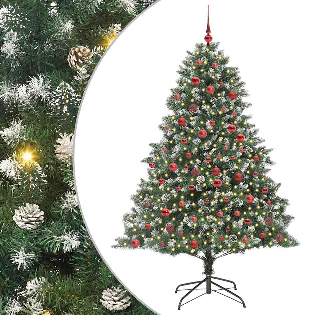Umjetno božićno drvce Zelena 180 cm PVC, Plastika i Čelik