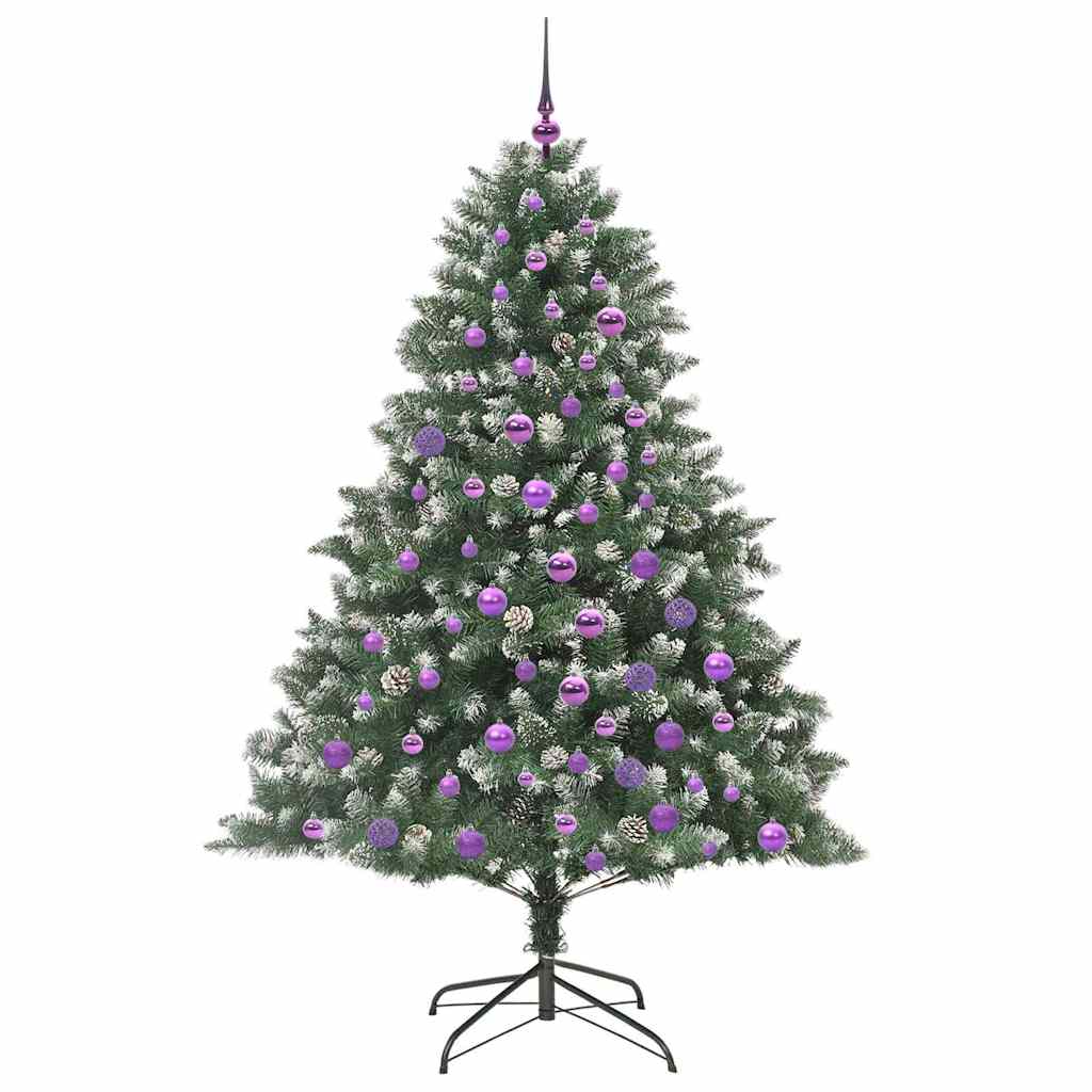 Umjetno božićno drvce Zelena 180 cm PVC, Plastika i Čelik