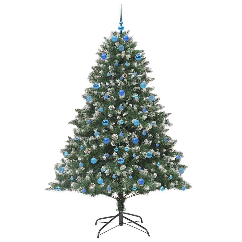 Umjetno božićno drvce Zelena 210 cm PVC, Plastika i Čelik