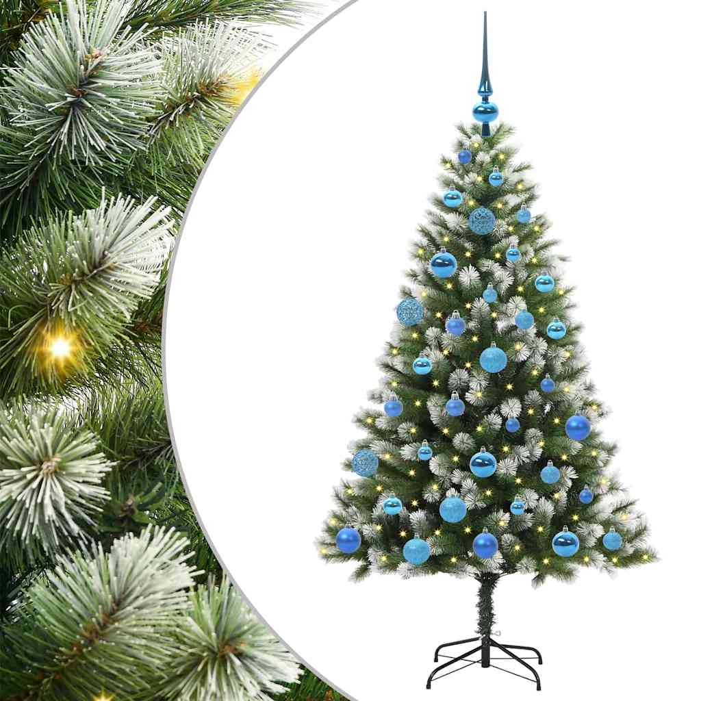 Umjetno Božićno drvce s pokrivačem snijega 150 LED lampica