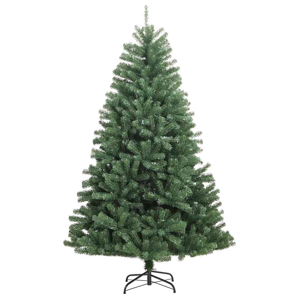 Umjetno božićno drvce s nogom Zelena 120 cm PVC i metal