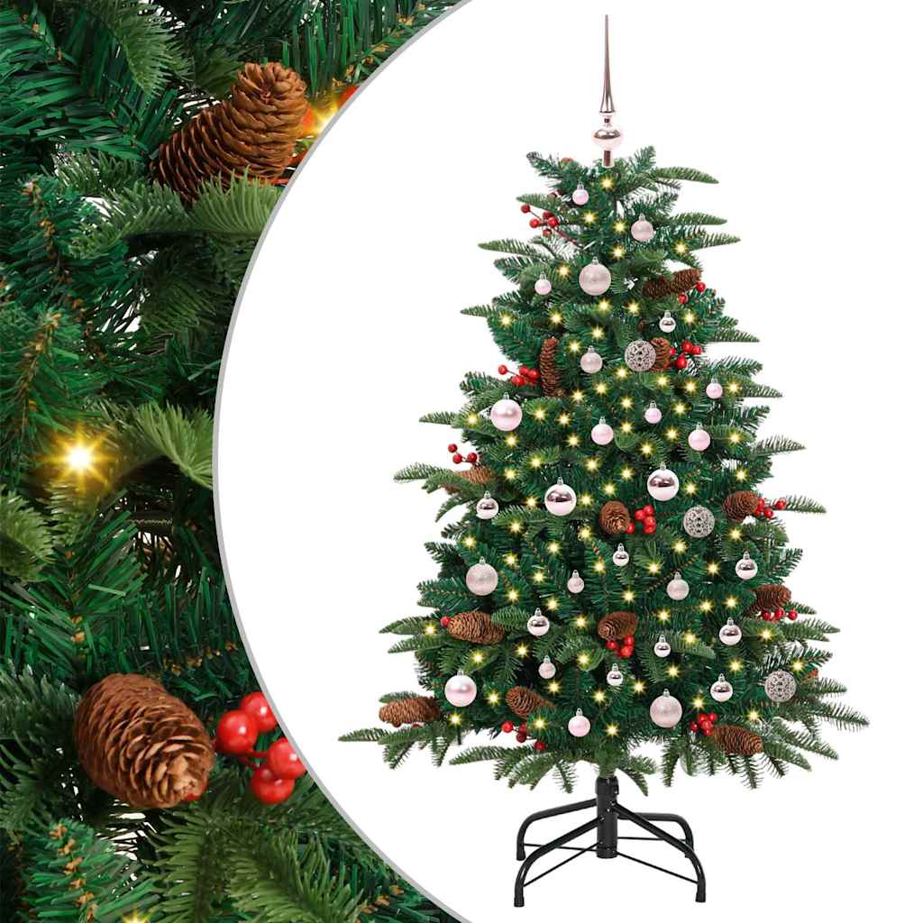 Umjetno božićno drvce Zelena 150 cm PVC i Metal i Plastika