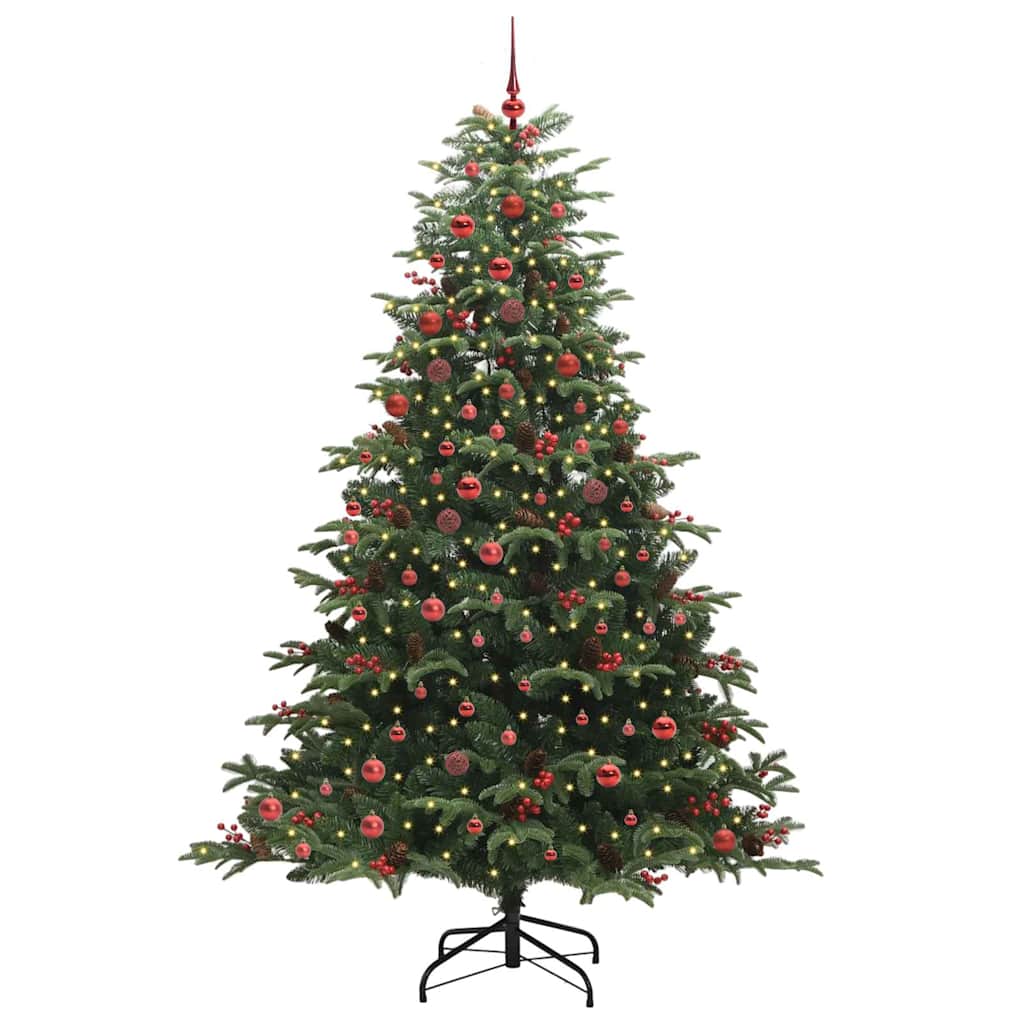 Umjetno božićno drvce Zelena 210 cm PVC i Metal i Plastika