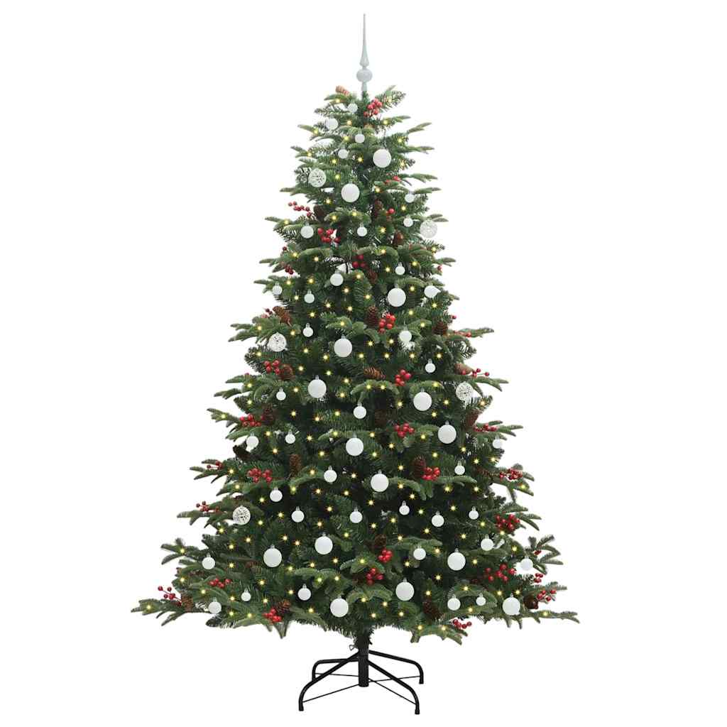 Umjetno božićno drvce Zelena 210 cm PVC i Metal i Plastika