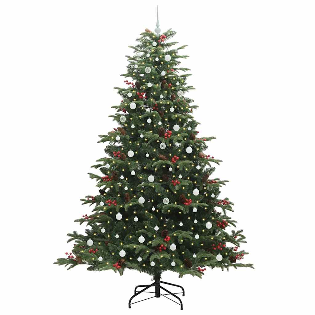 Umjetno božićno drvce Zelena 240 cm PVC i Metal i Plastika