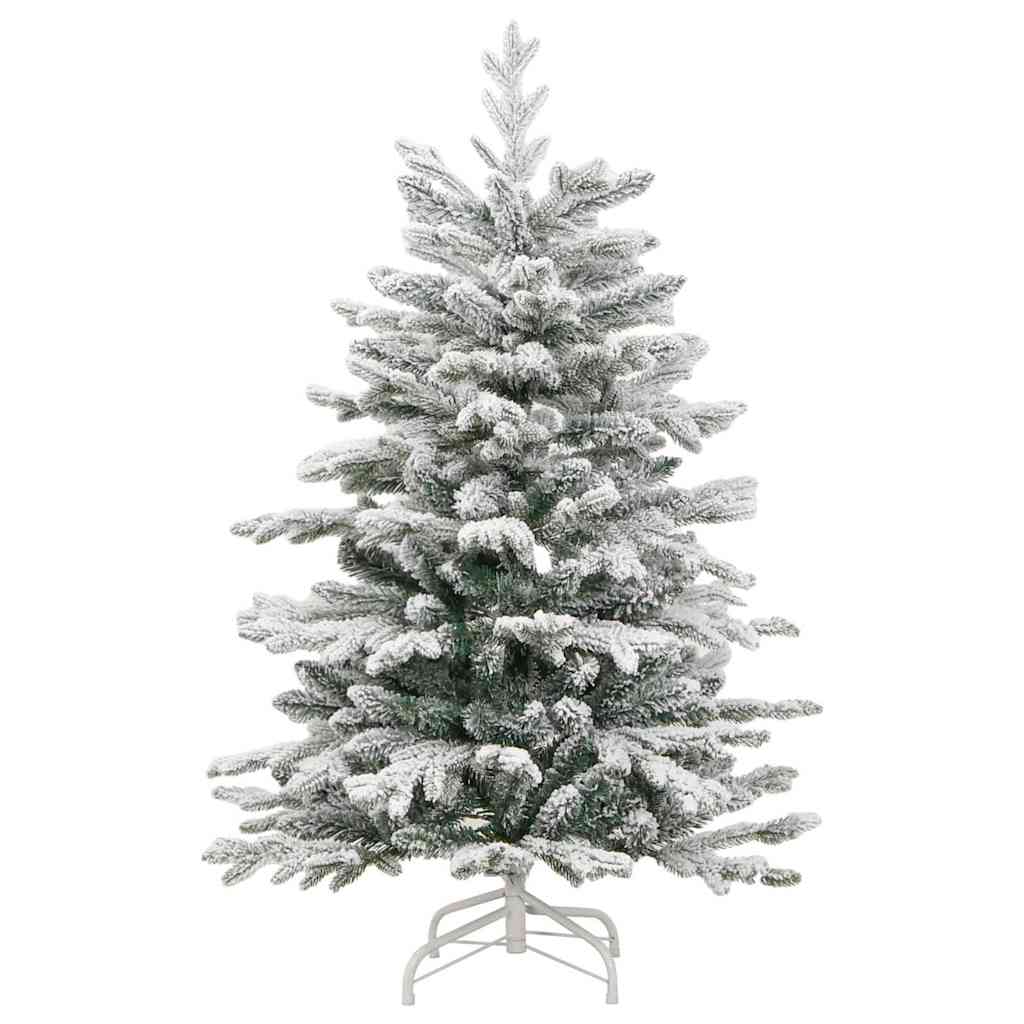 Umjetno božićno drvce s nogom Bijelo 120 cm PE i PVC