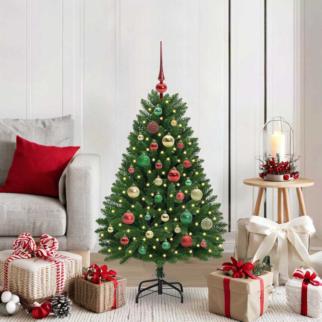Umjetno božićno drvce 120 cm 150 LED lampica Topla bijela