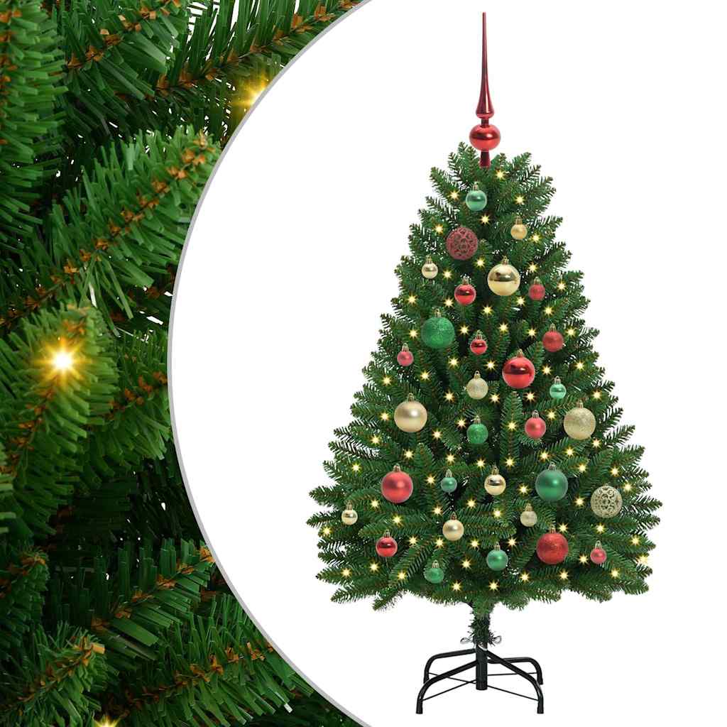 Umjetno božićno drvce 120 cm 150 LED lampica Topla bijela