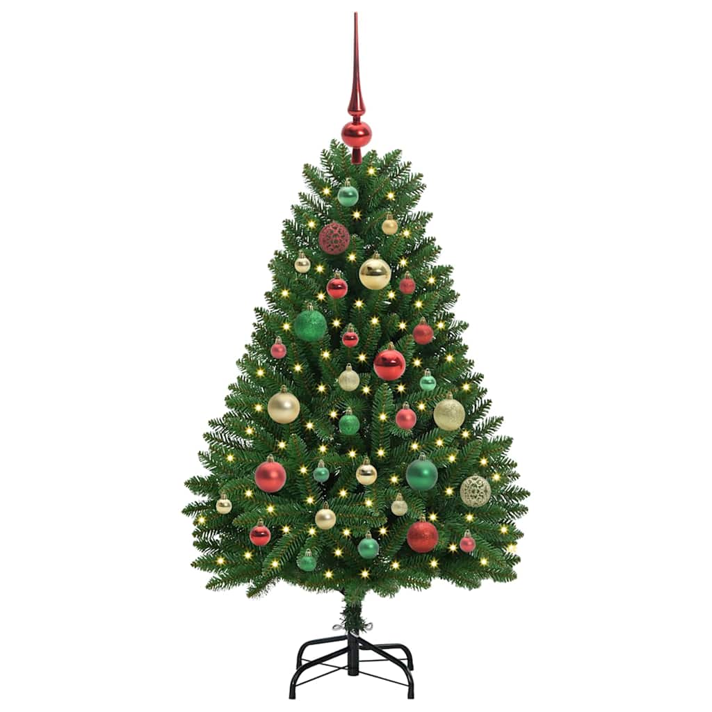 Umjetno božićno drvce 120 cm 150 LED lampica Topla bijela
