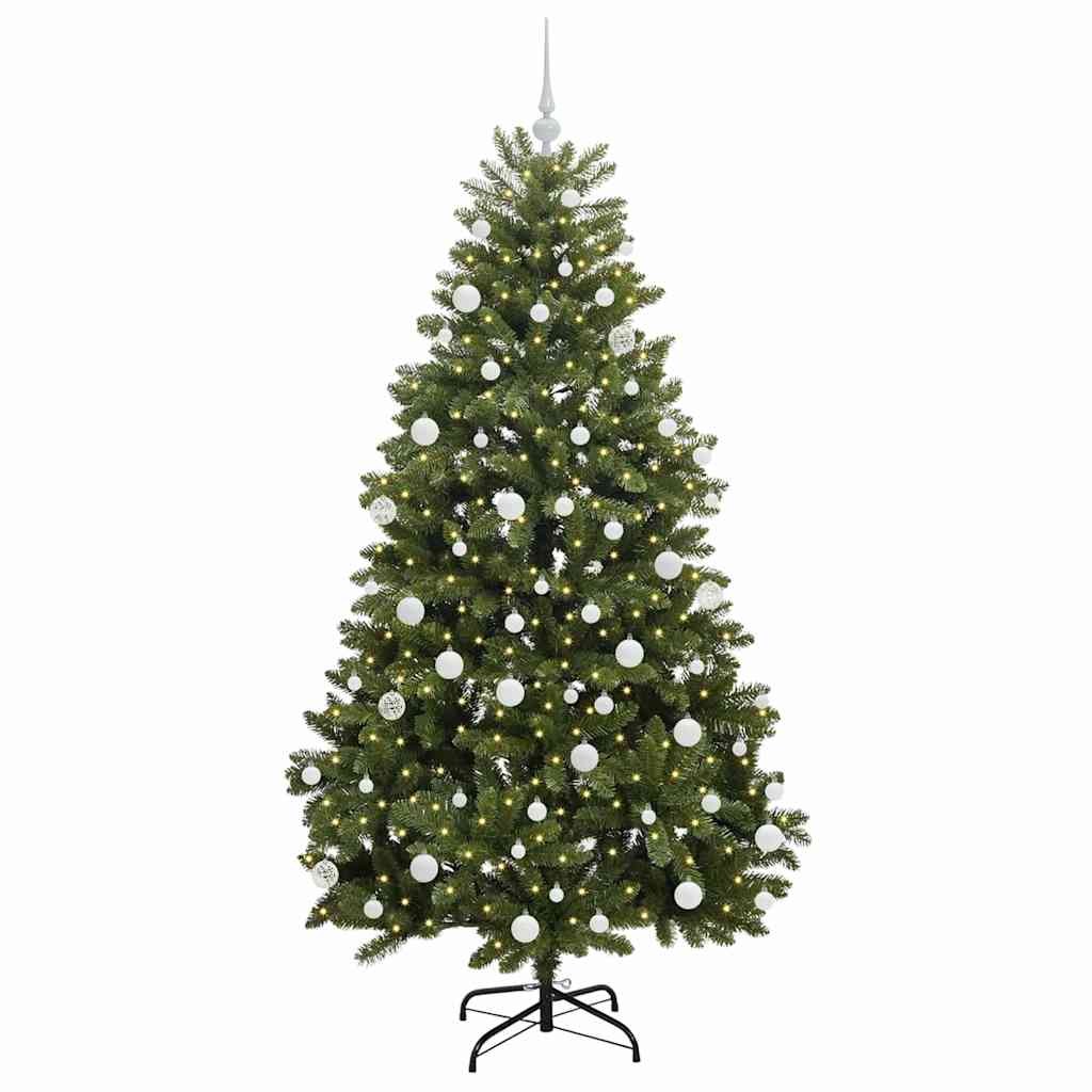 Umjetno božićno drvce Zelena 180 cm PVC i metal
