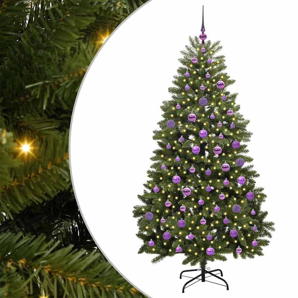 Umjetno božićno drvce Zelena 180 cm PVC i metal