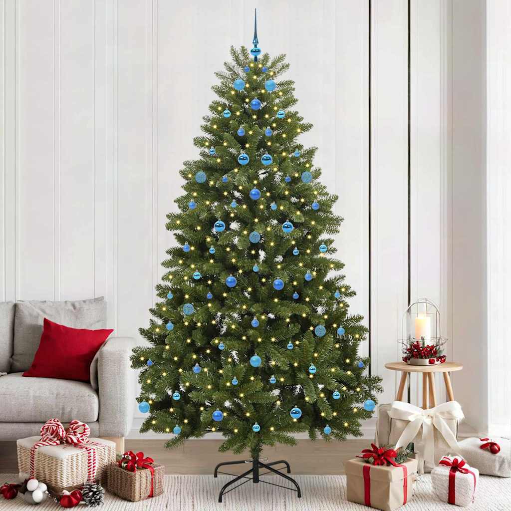 Umjetno božićno drvce 240 cm 300 LED lampica Topla bijela