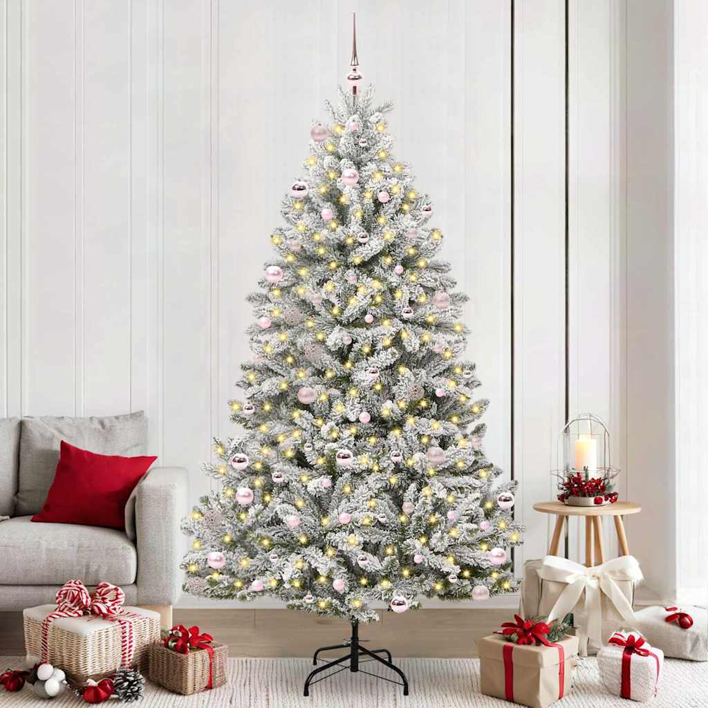 Umjetno božićno drvce 240 cm 300 LED lampica Topla bijela
