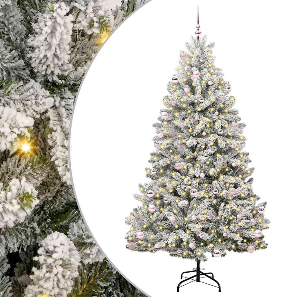 Umjetno božićno drvce 240 cm 300 LED lampica Topla bijela