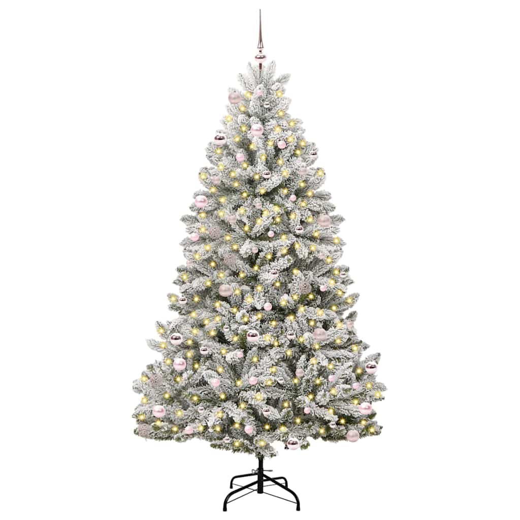 Umjetno božićno drvce 240 cm 300 LED lampica Topla bijela