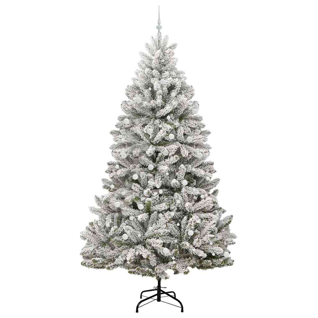 Umjetno božićno drvce Zelena i bijela 300 cm PVC i metal