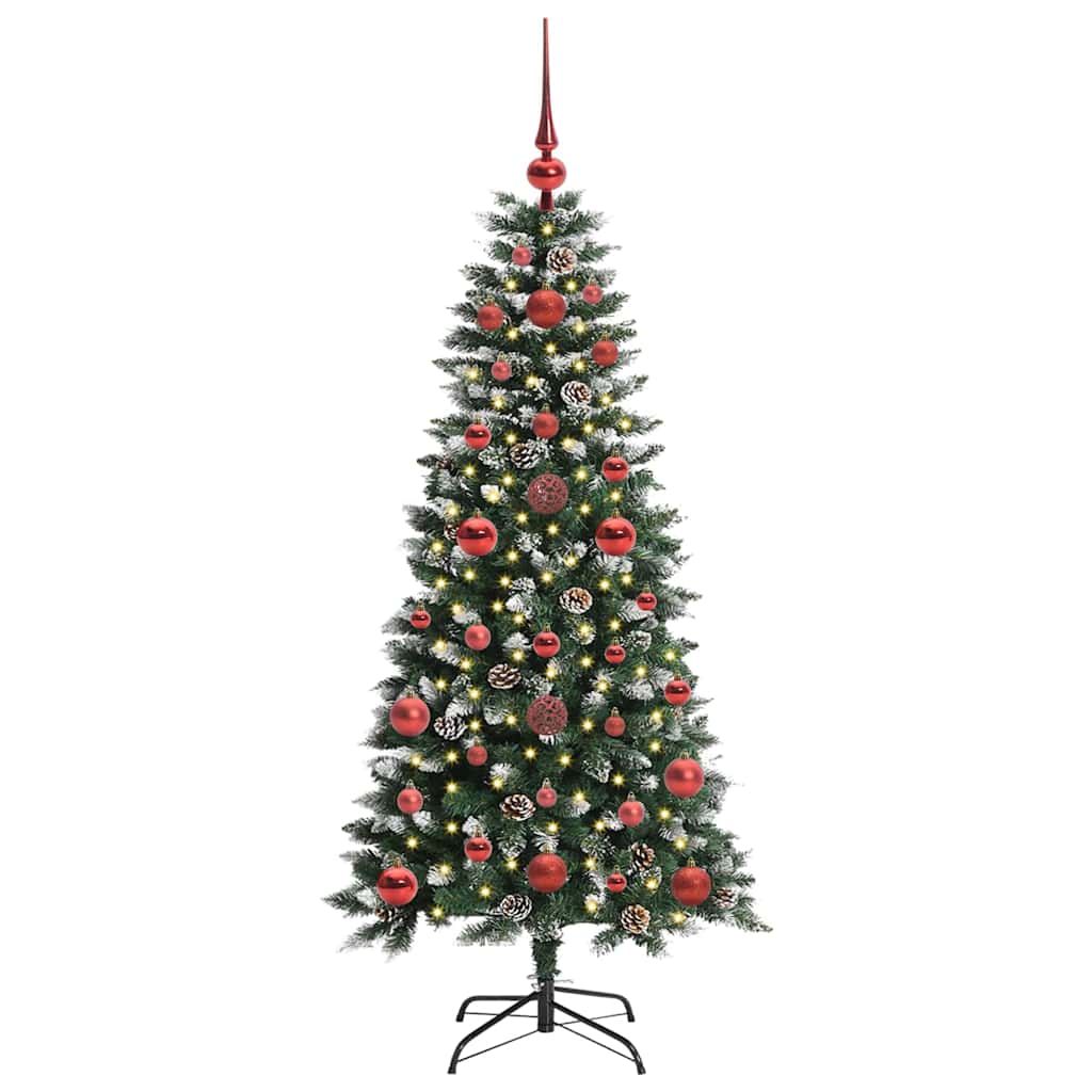 Umjetno božićno drvce Zelena 120 cm PVC, Plastika i Čelik