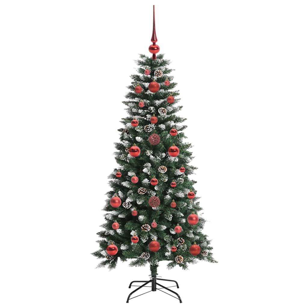 Umjetno božićno drvce Zelena 120 cm PVC, Plastika i Čelik