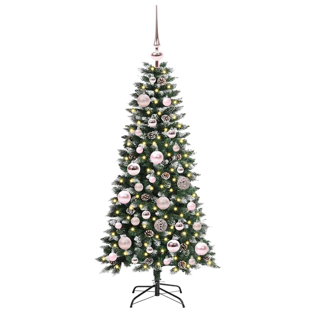 Umjetno božićno drvce Zelena 120 cm PVC, Plastika i Čelik