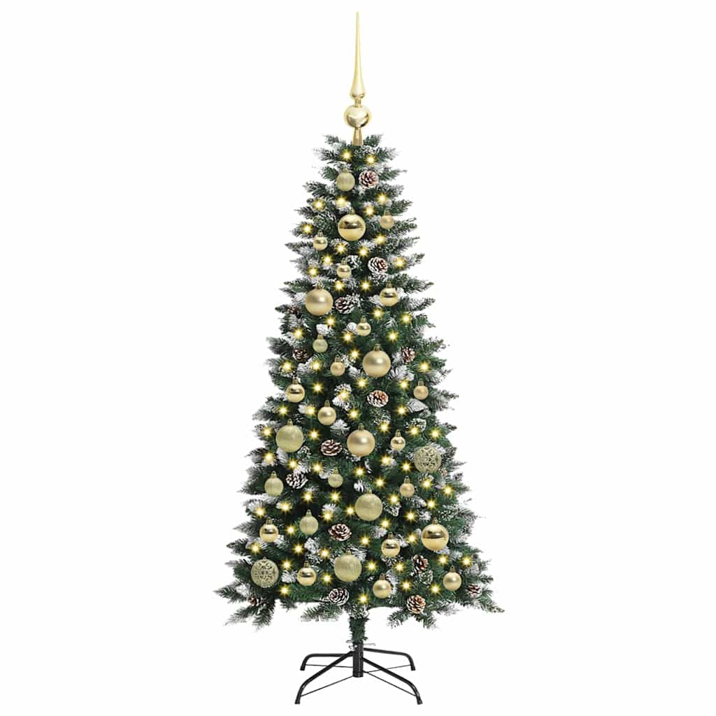 Umjetno božićno drvce Zelena 120 cm PVC, Plastika i Čelik