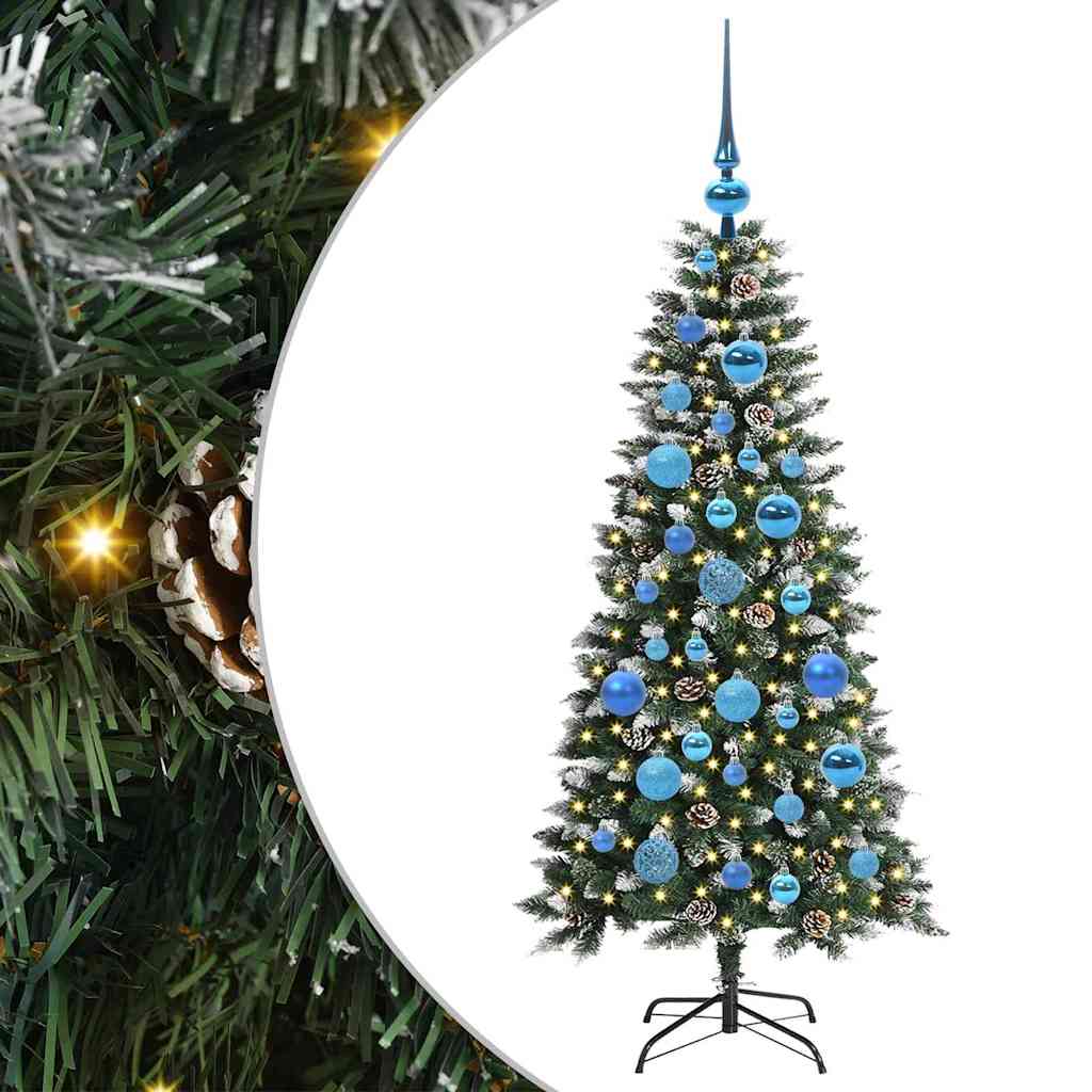Umjetno božićno drvce Zelena 120 cm PVC, plastika i čelik