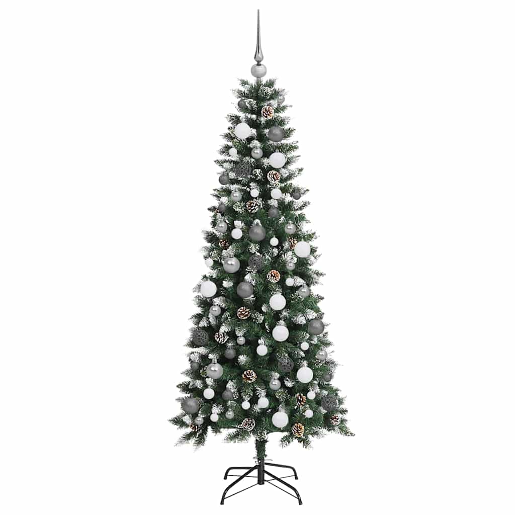 Umjetno božićno drvce Zelena 180 cm PVC, Plastika i Čelik