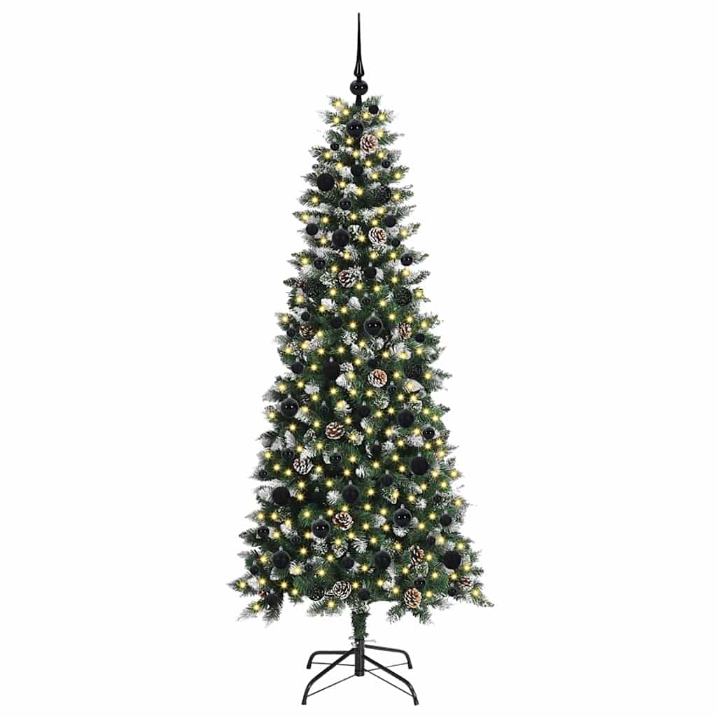 Umjetno božićno drvce Zelena 180 cm PVC, Plastika i Čelik