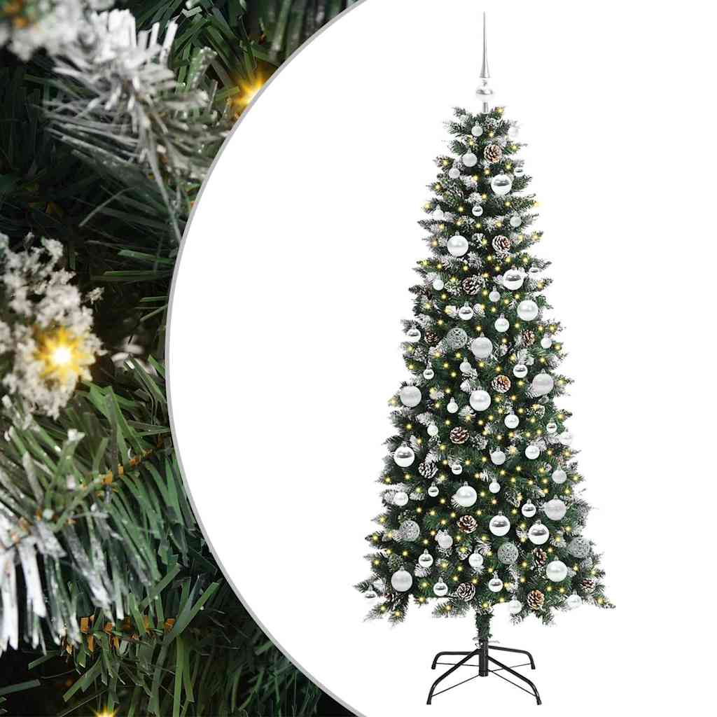 Umjetno božićno drvce Zelena 180 cm PVC, Plastika i Čelik