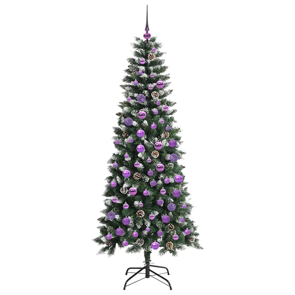 Umjetno božićno drvce Zelena 180 cm PVC, Plastika i Čelik