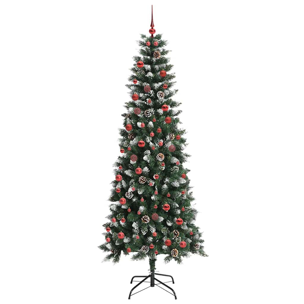 Umjetno božićno drvce Zelena 210 cm PVC, Plastika i Čelik