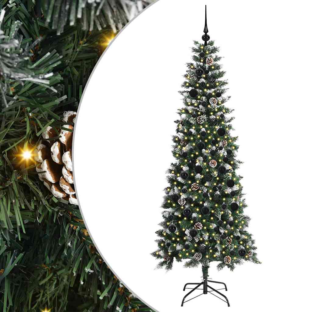 Umjetno božićno drvce Zelena 210 cm PVC, Plastika i Čelik
