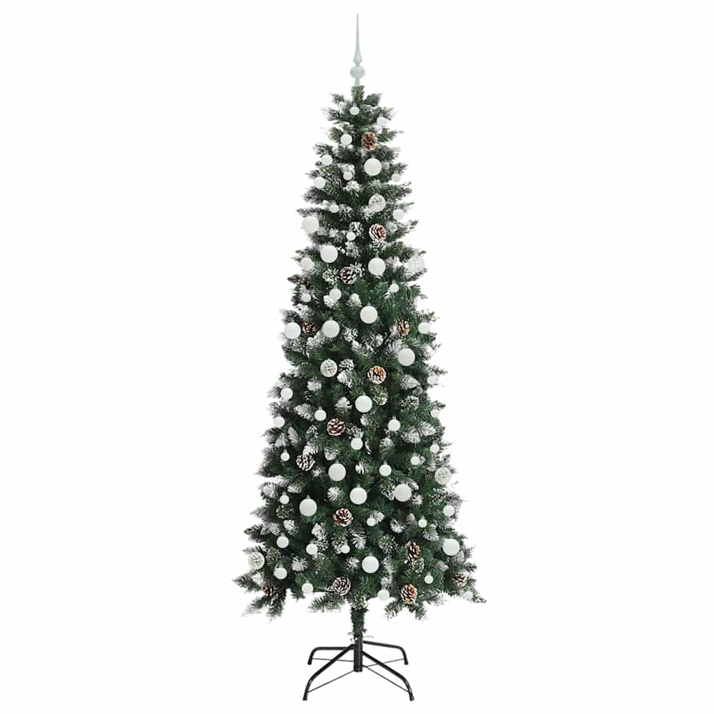Umjetno božićno drvce Zelena 210 cm PVC, Plastika i Čelik