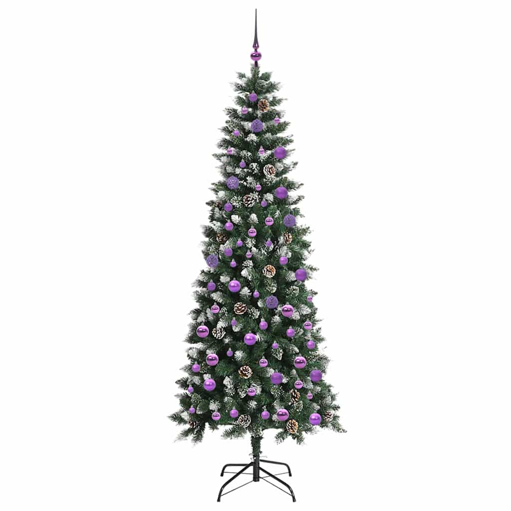 Umjetno božićno drvce Zelena 210 cm PVC, Plastika i Čelik