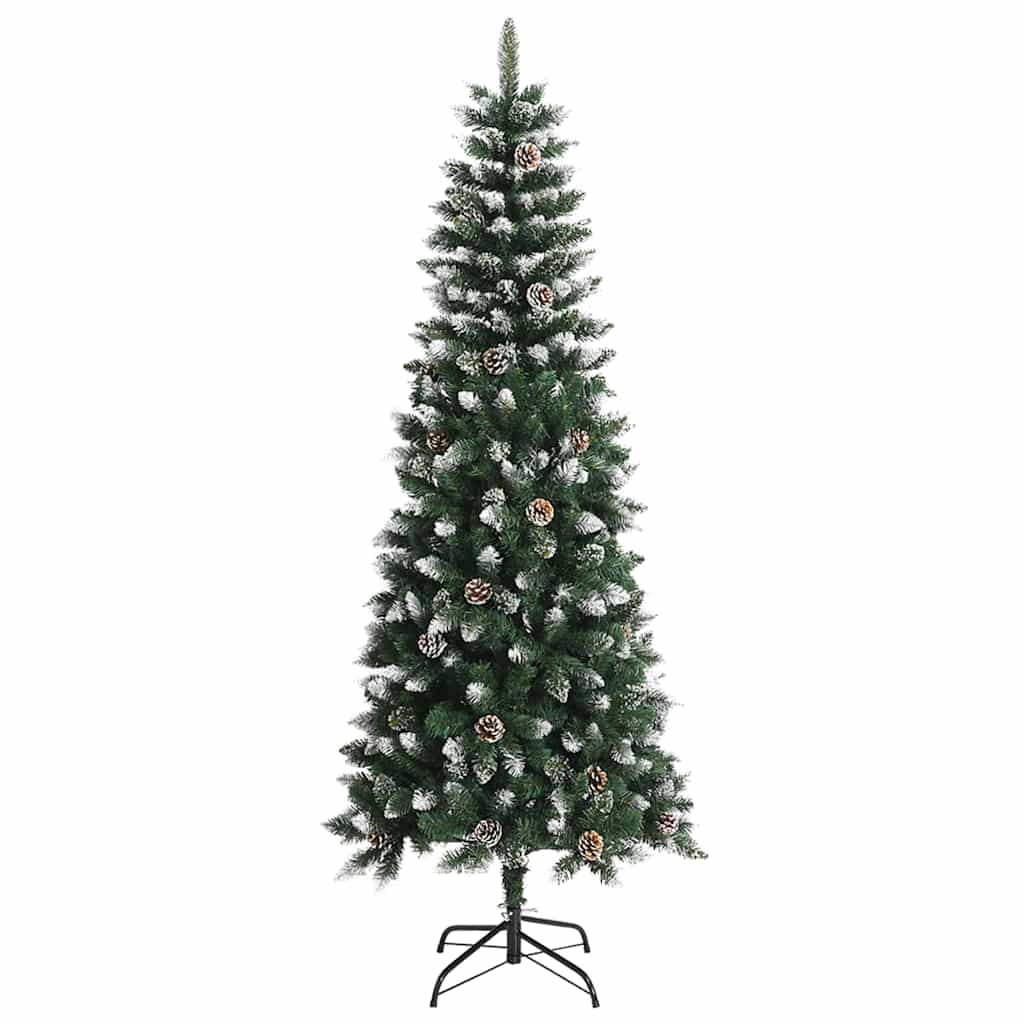Umjetno božićno drvce Zelena 210 cm PVC, Plastika i Čelik