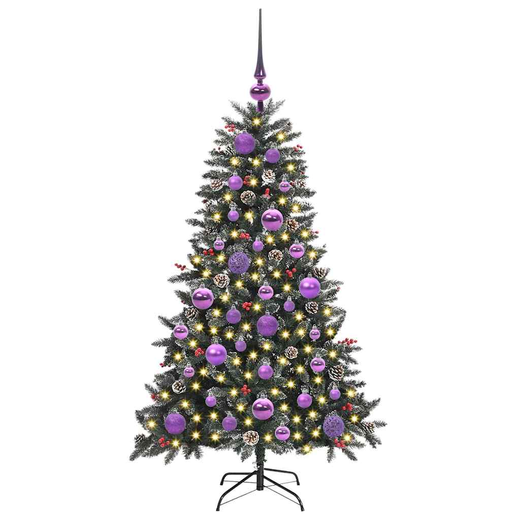 Umjetno božićno drvce Zelena 120 cm PVC, Plastika i Čelik