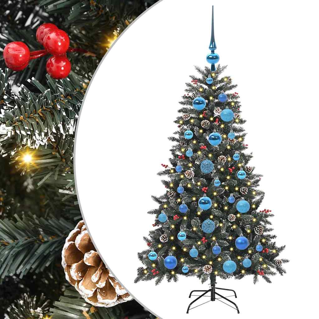 Umjetno božićno drvce Zelena 120 cm PVC, Plastika i Čelik