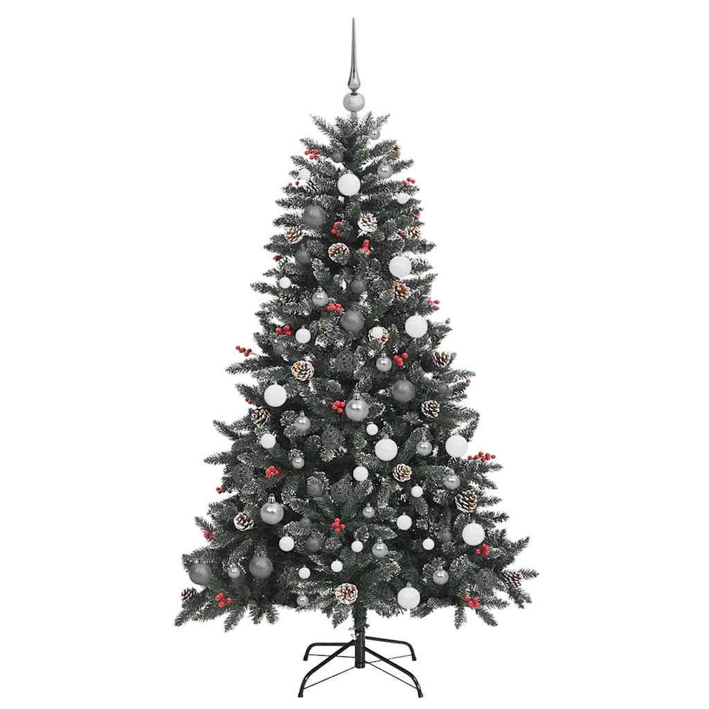Umjetno božićno drvce Zelena 180 cm PVC, Plastika i Čelik