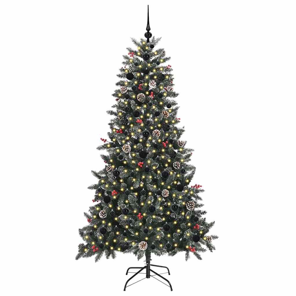 Umjetno božićno drvce Zelena 180 cm PVC, Plastika i Čelik