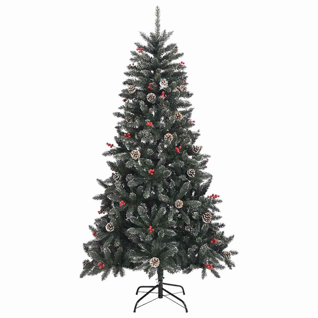 Umjetno božićno drvce Zelena 180 cm PVC, Plastika i Čelik