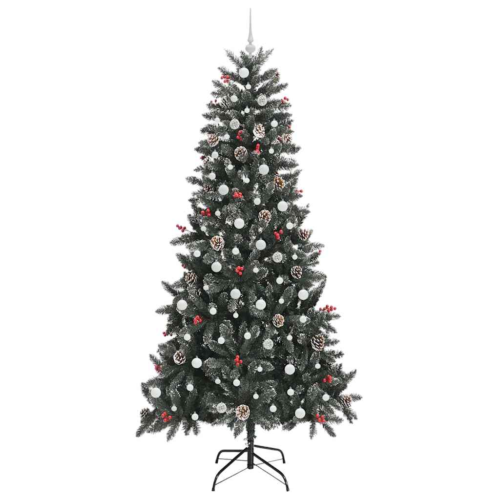 Umjetno božićno drvce Zelena 240 cm PVC, Plastika i Čelik
