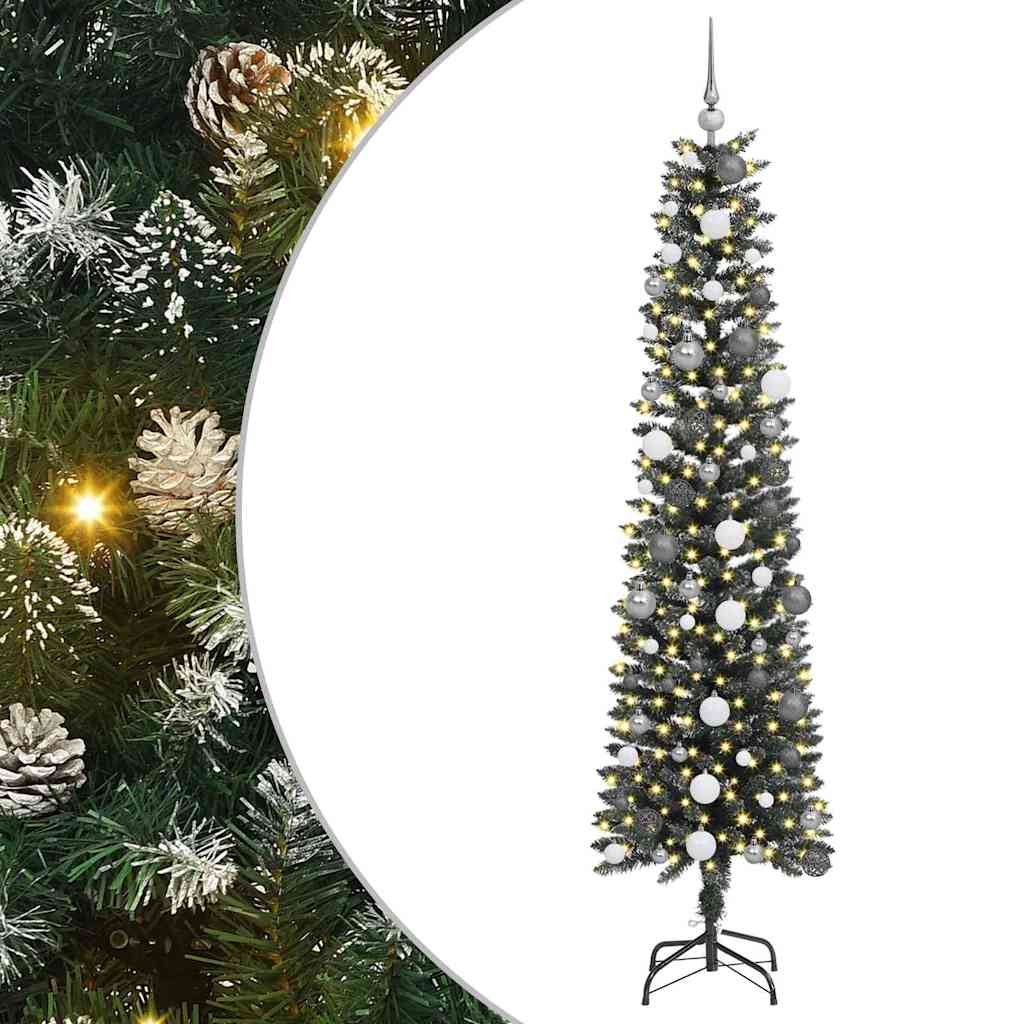Umjetno božićno drvce Zelena 210 cm PVC, Plastika i Čelik