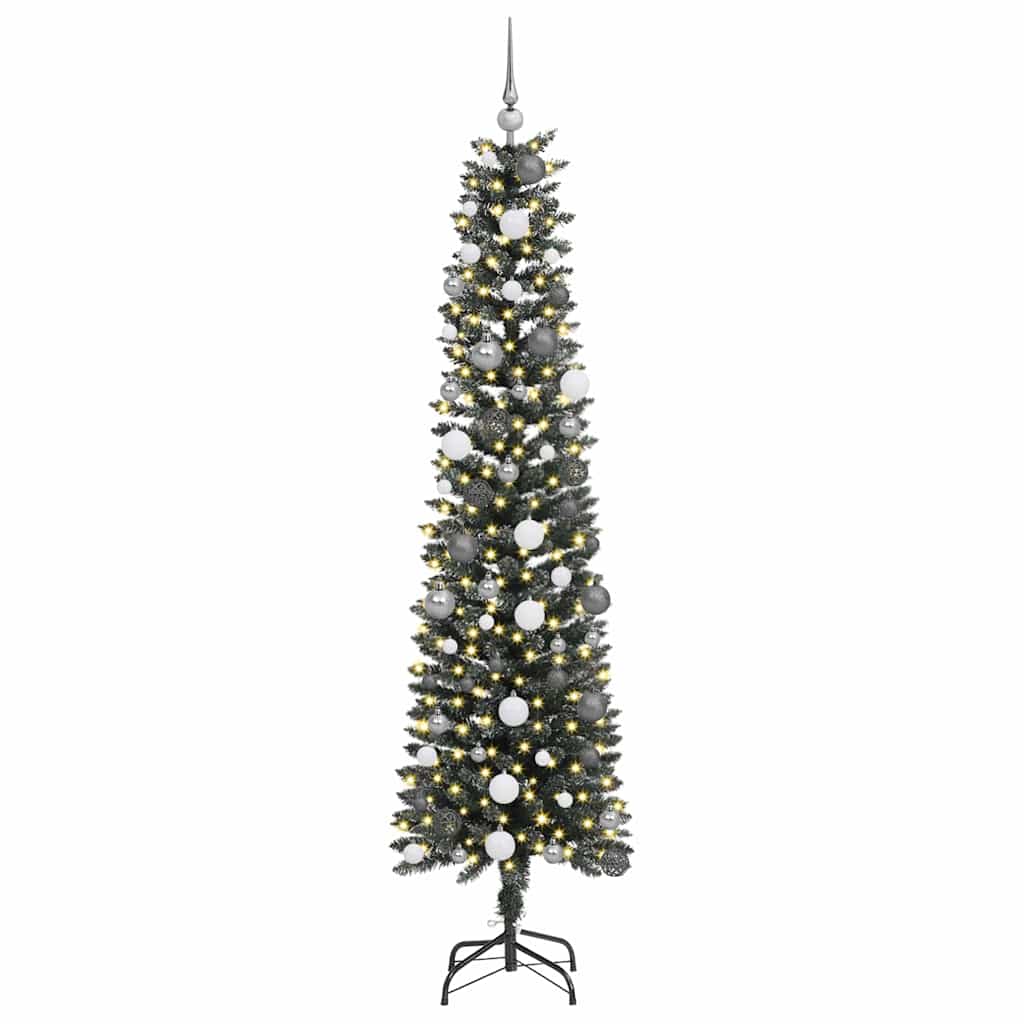 Umjetno božićno drvce Zelena 210 cm PVC, Plastika i Čelik